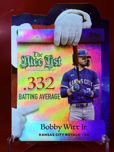 2025 Topps Holiday Bobby Witt Jr. #MNL-4 Making The Nice List Kansas City Royals - Picture 1 of 2