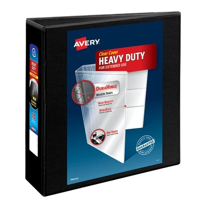 Avery Heavy-Duty View 3 Ring Binder, 3" One Touch Slant Rings, Holds 8.5" x 11" - Image 1 of 4