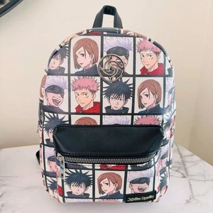 Jujutsu Kaisen Character Grid Mini Rucksack BioWorld Hot Topic EUC schwarz - Bild 1 von 10