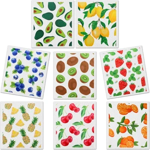 Lucomb Wiederverwendbare Schwedische Küche Geschirrtücher, 8er Pack Ersatz Papier Handtücher Schnell D - Bild 1 von 11