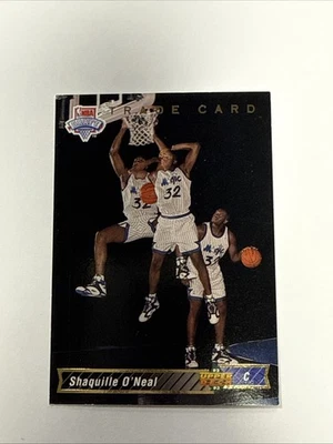 1992-93 Upper Deck ROOKIE Shaquille O'Neal NBA HOF Orlando Magic SHAQ RC #01 - Image 1 of 2