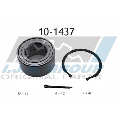 1x ORIGINAL® Ijs Group Radlagersatz Vorne, Links, Rechts für Kia VENGA CEE'D - Bild 1 von 4