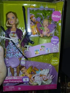 2006 Barbie Doll I Can Be Baby Photographer #K8577 "I Can Be Anything" SEALED - Picture 1 of 20