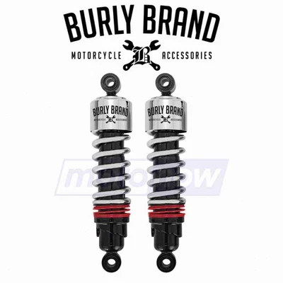 Burly Brand Slammer Plus Shocks for 1995-2010 Harley Davidson FXD Dyna Super ou - Image 1 of 4