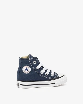 INFANTIL NIÑO PEQUEÑO CHUCK TAYLOR ALL STAR HI TOP AZUL MARINO/BLANCO 7J233-410 TALLA 4 Foto 1 de 4