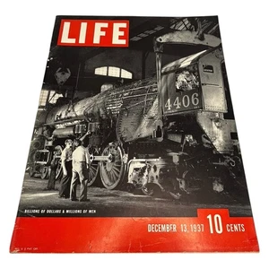Life Magazine Billions of Dollars & Millions of Men December 13, 1937 - Picture 1 of 9