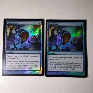 MTG Spell Fitting FOIL English Set of 2 Modern Legacy Instant Blue - Picture 1 of 1