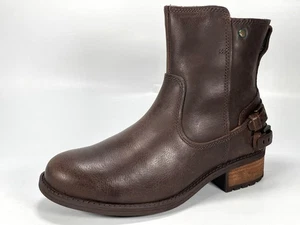 RRP £160 Brand New UGG Orion Waterproof Women's Brown Leather Boots Size 4.5 - Picture 1 of 20