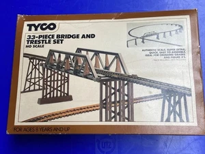 Juego Puente y Caballete Tyco 33 Piezas Escala HO Modelo Nº909 LEER - Imagen 1 de 4