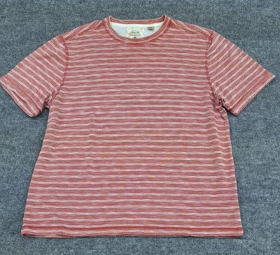 Tasso Elba Island Sun Protect Men’s Size Large UPF Protection Red T-Shirt - Image 1 of 4