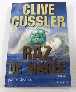 Rare- Vintage Clive Cussler Signed 'Raz De Maree' Flood Tide in French - Picture 1 of 4