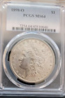 1898-O PCGS MINT STATE 64 MORGAN SILVER DOLLAR -  COIN   45510040