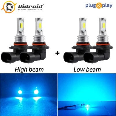 8000K LED Headlights lights Bulbs for Chevy Silverado 1500 2500HD 3500 1999-2006 - Image 1 of 4