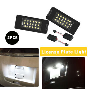 2x 18-SMD LED White License Plate Light 2015-2019 Fit Cadillac ATS Escalade ESV