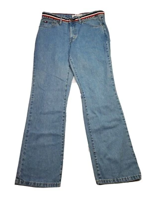 Pantalones de mezclilla vintage Deadstock Tommy Hilfiger para mujer bootcut talla 10 lavado claro Foto 1 de 4