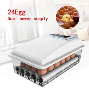 24 Eggs Incubator Incubator Incubator Incubator Fully Automatic Incubator - Picture 1 of 6