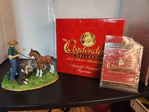 1998 Budweiser Scottish Farmer Figure CLYD7 Original Box & COA 2857 - Picture 1 of 7