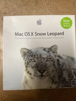 Apple X Snow Leopard 10.6.3 New Full Retail Version - Image 1 of 3