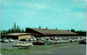 1950s Montana Postcard Canyon Lodge Village Yellowstone National Park Old Cars - Picture 1 of 2