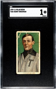 1909-11 T206 Harry Hinchman Polar Bear SGC 1