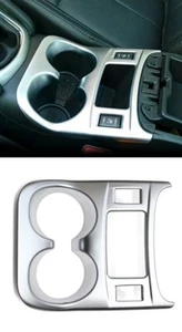 ACCESSORI INTERNI PER NISSAN QASHQAI 2013-2019 PORTABICCHIERI CROMO OPACO MASCHERINA - Foto 1 di 4