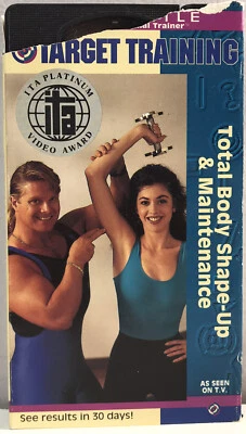 Tony Little Total Body Shape-Up & Maintenance VHS Video Tape Exercise Workout - Image 1 of 4