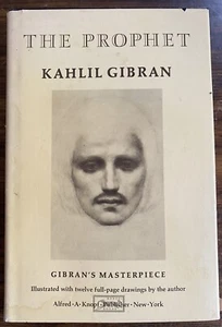 The Prophet by Kahlil Gibran 1986 Illustrated Hardcover w/ DJ 113th Printing VG - Foto 1 di 15