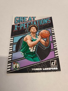 Romeo Langford 2019-20 Donruss Great X-Pectations #6 RC ROOKIE CARD CELTICS