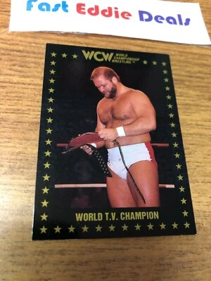1991 CHAMPIONSHIP MARKETING WCW ARN ANDERSON TV TITLE CARD 27 FOUR HORSEMEN - Image 1 of 2