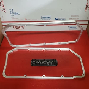 VALVE COVER SPACERS 1/2" Inch Chrysler 426 Hemi (1966-1971 Street Hemi) - Picture 1 of 5