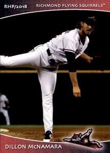 2018 Richmond Flying Squirrels Grandstand #21 Dillon McNamara Staten Island NY