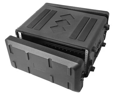 4U Rack Case Watertight Dust-proof 4 Space Shock Rack w/Microphone Compartment - Image 1 of 4