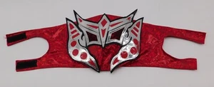 Red Lucha Libre Face Mask Cover Wrestling Protective Wrestler AAA WWE CMLL New - Picture 1 of 4