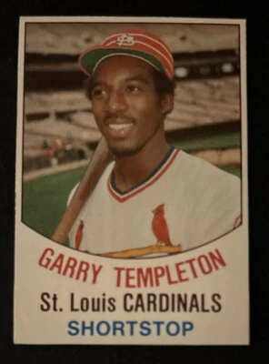Tarjeta de béisbol 1977 Hostess Garry Templeton cortada a mano #78 Cardinals Shortstop en muy buena condición Foto 1 de 2