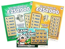 👀sale👀 10 x Mixed Fake joke Winning Scratch Cards 👌😂😂😂