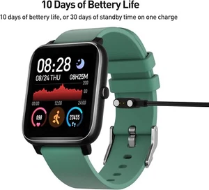 Smartwatch IDEALROYAL Fitness Tracker Pulsometr Monitor snu Sugerowana cena detaliczna 99 - Zdjęcie 1 z 3