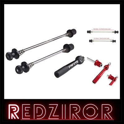 Fahrrad Schnellspanner Aluminium Vorderrad Hinterrad Set Race MTB Trekking - Bild 1 von 2