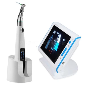 2 in 1 Wireless Endo Motor 16:1 Contra Angle /4.5"LCD Apex Locator Root Canal po - Picture 1 of 24