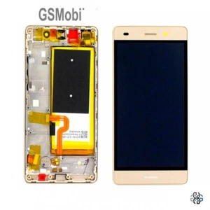 Display Pantalla LCD Tactil Touch Frame Dorado Huawei P8 Lite ALE-L21 Original - Foto 1 di 1