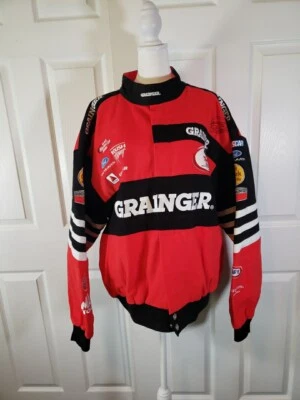 Chaqueta NASCAR Team Calibre Grainger Autógrafo Por Greg Biffle #16 Talla L Foto 1 de 4