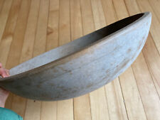 NICE! Antique 18th 19th C Turned Maple Wood Large 16.5” DOUGH BOWL NICE Patina