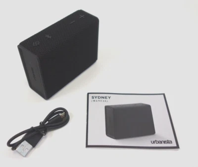 Urbanista Bluetooth Lautsprecher Taschenlautsprecher Sydney schwarz Box Speaker - Bild 1 von 4