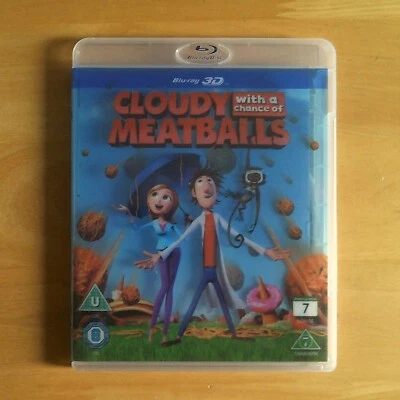 CLOUDY WITH A CHANCE OF MEATBALLS (2009) - Blu-ray 3D - PROMOTIONAL COPY. - Image 1 of 4