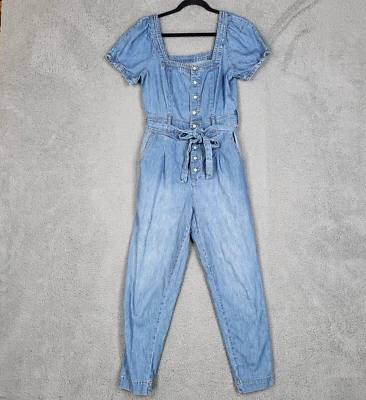 Terno jeans feminino Pilcro and the Letterpress By Anthropologie tamanho 4 - Imagem 1 de 4