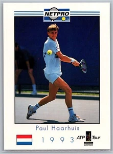 Tarjeta deportiva de tenis NetPro #M63 1993 Paul Haarhuis Países Bajos - Imagen 1 de 2