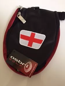 BRANDNEU ASBRI FLAME ENGLAND WAPPEN GOLFBEUTEL TASCHE FÜR WERTSACHEN - Bild 1 von 1
