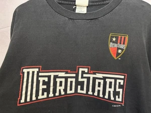 New York Metrostars CK Productions MLS Soccer Sweatshirt Black Long Sleeve XL - Picture 1 of 9