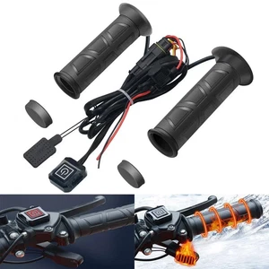 Lock on Heated ATV Grips, ATV Heated Grips and Thumb Warmer, 3 Heat Settings ... - Foto 1 di 5