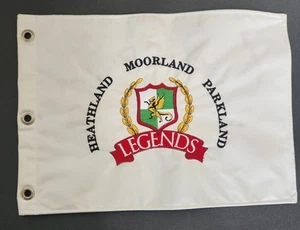 Myrtle Beach Legends Golfplatz Pin Flagge bestickt mit Ösen Flagge weiß - Bild 1 von 4
