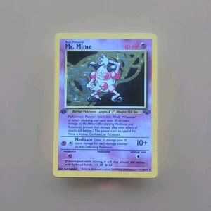 Pokemon Jungle Mr. Pantomime 1. Edition Holo Rare Karte 6/64 - Bild 1 von 2